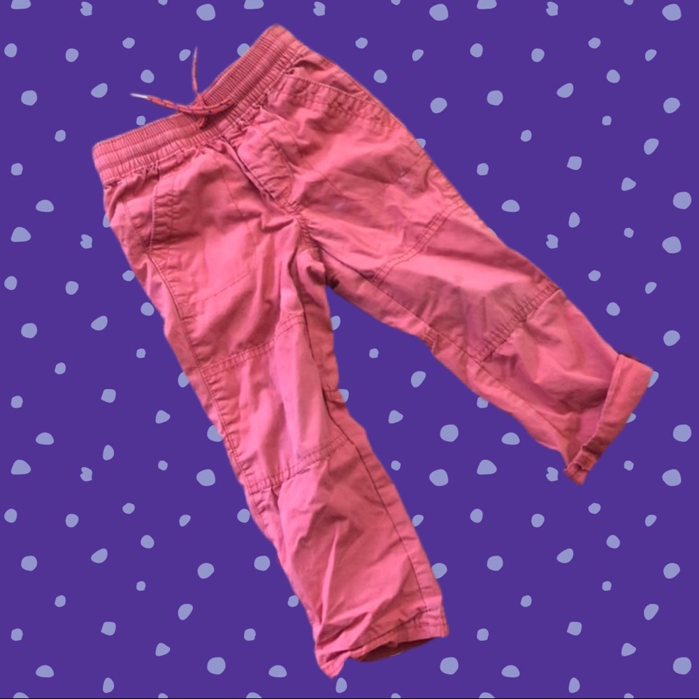 Salmon colored gap convertible pants